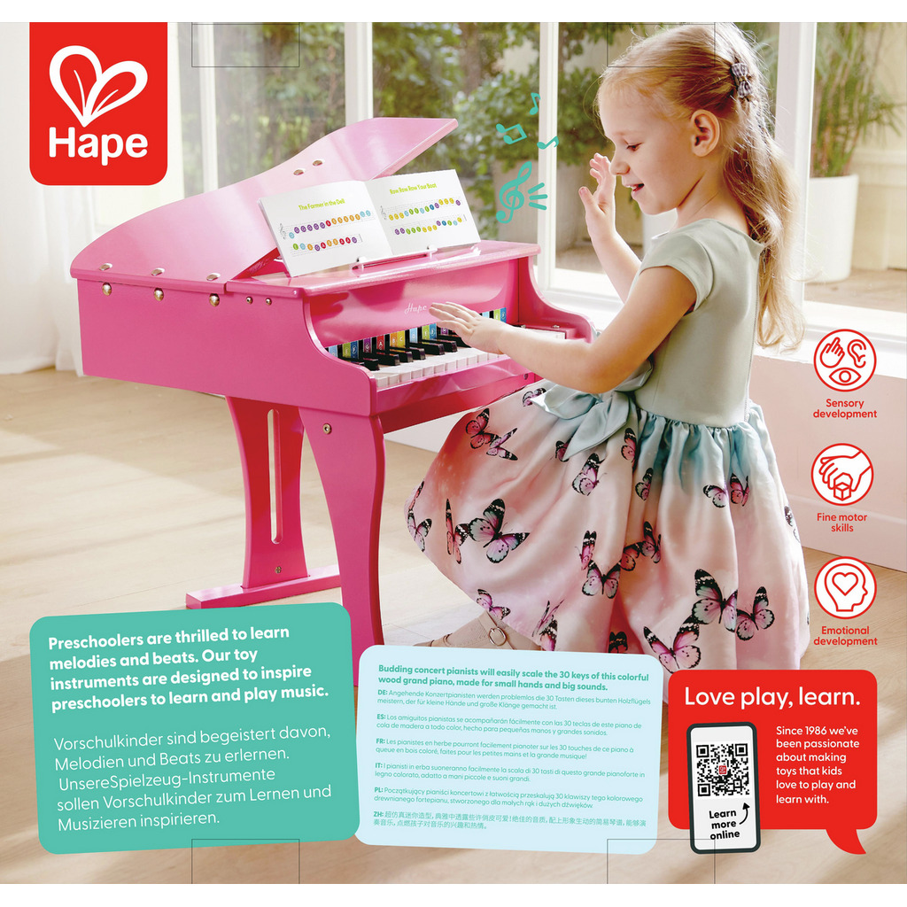 Happy Grand Piano, Pink
