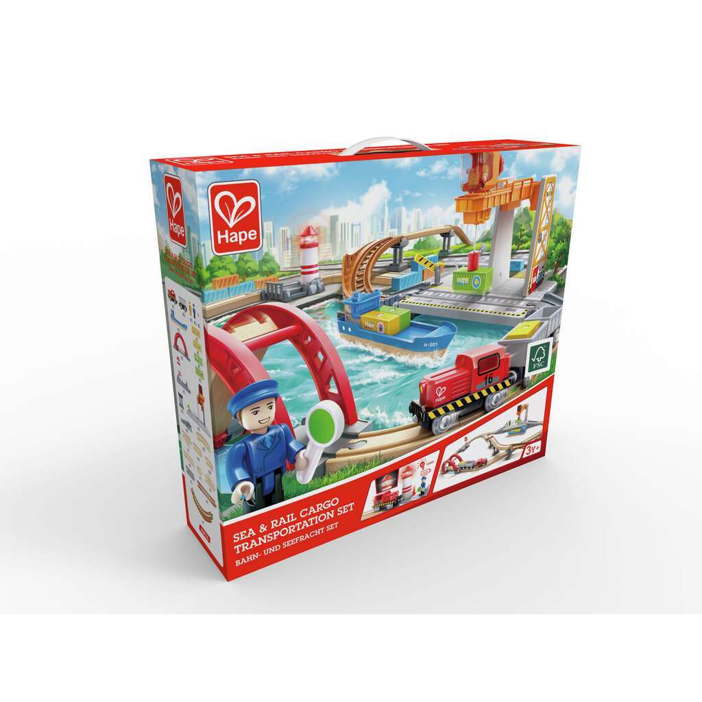 Sea & Rail Cargo Transportation Set