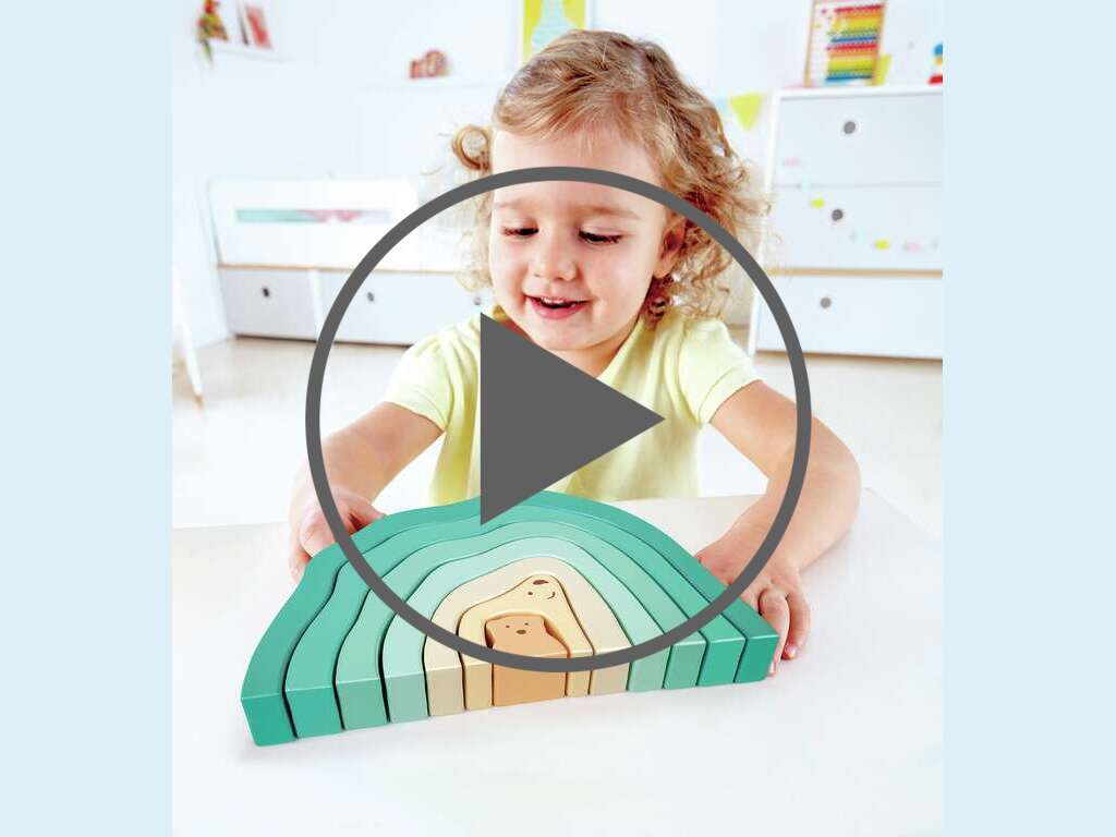 Arctic Polar Bear Stacking Blocks Arctic Polar Bear Stacking Blocks