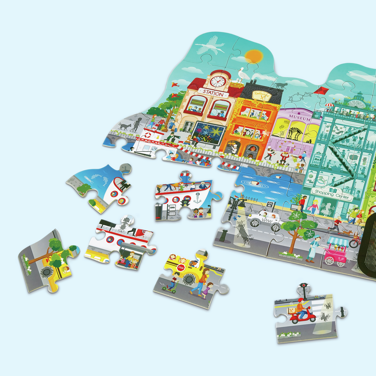 Animated City Puzzle Animated City Puzzle