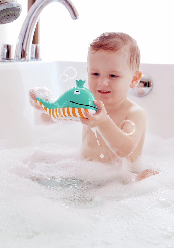 Bubbling the whale