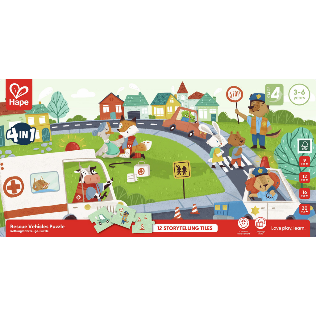 Rescue Vehicles Puzzle Rescue Vehicles Puzzle