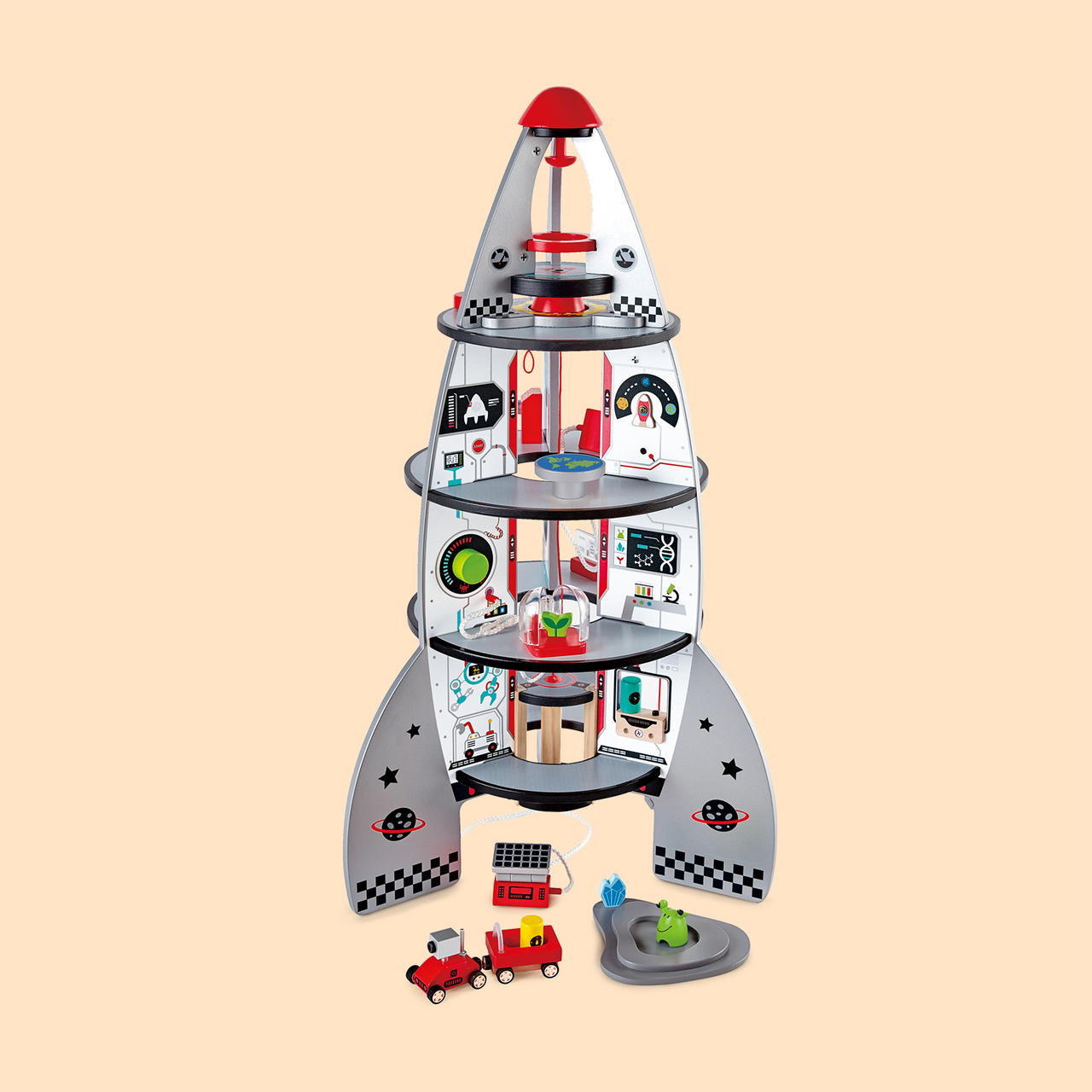Four-Stage Rocket Ship