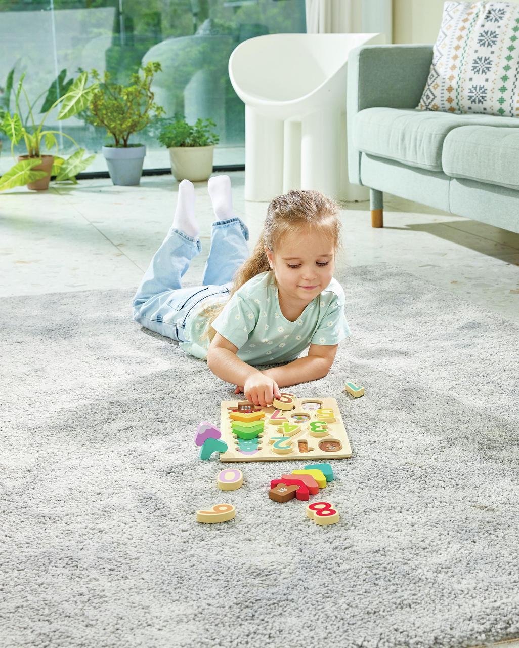 Colours & Numbers Puzzle