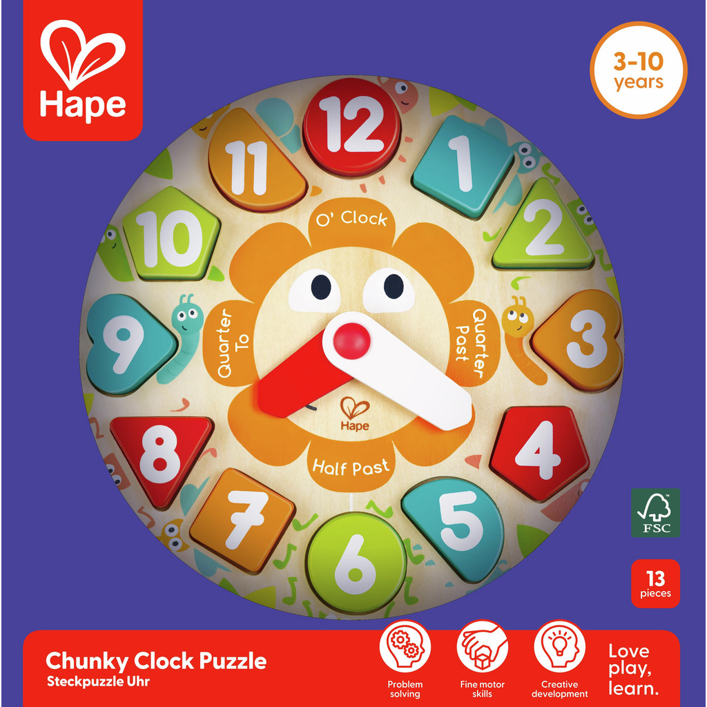 Chunky Clock Puzzle Chunky Clock Puzzle