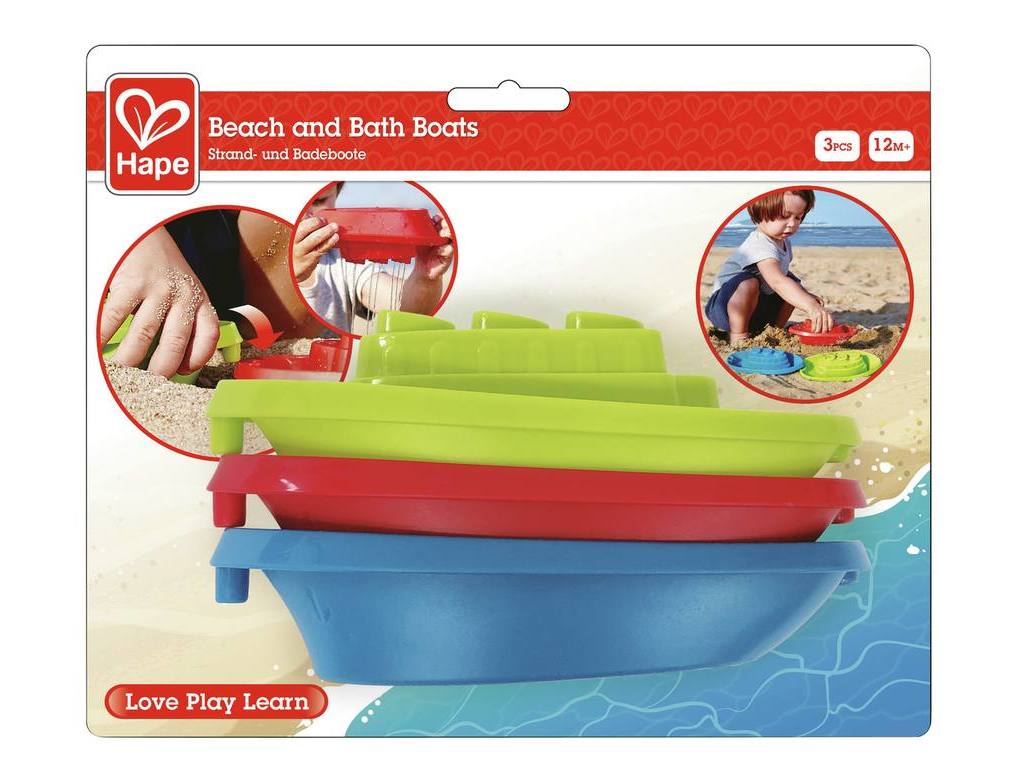 Beach and Bath Boats (4 pcs.) Beach and Bath Boats (4 pcs.)