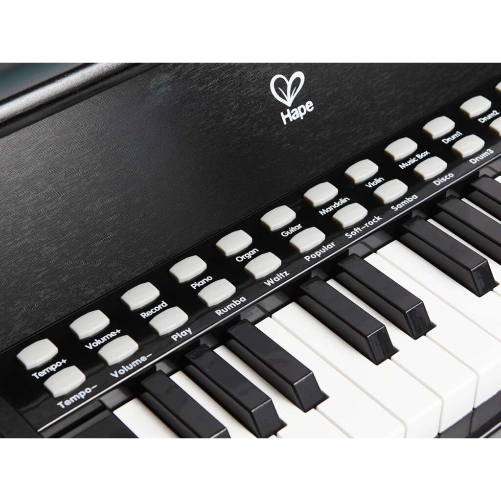 Learn with Lights Piano, Black 