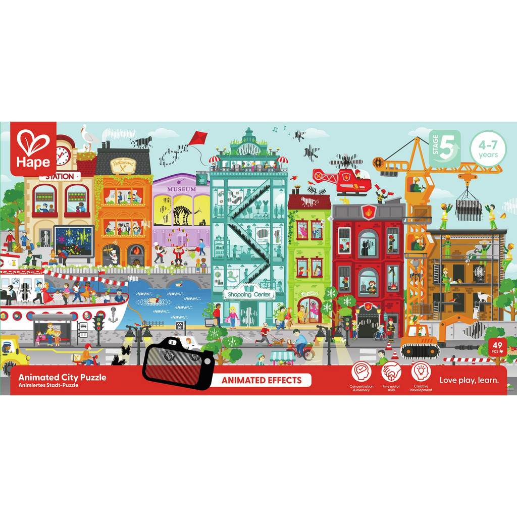 Animated City Puzzle Animated City Puzzle