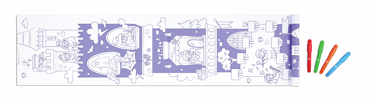 Castle Doodle Paper Roll Castle Doodle Paper Roll