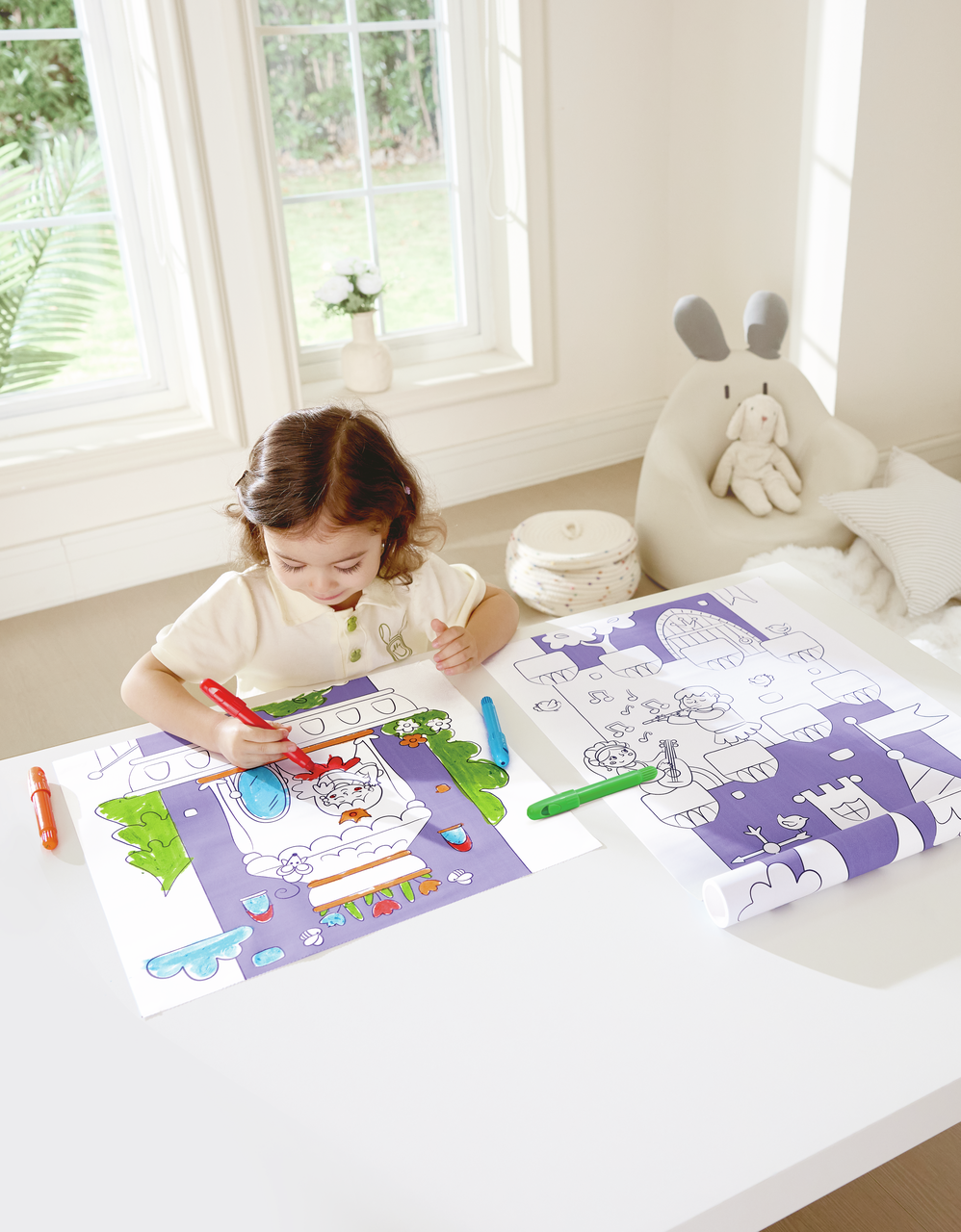 Castle Doodle Paper Roll Castle Doodle Paper Roll