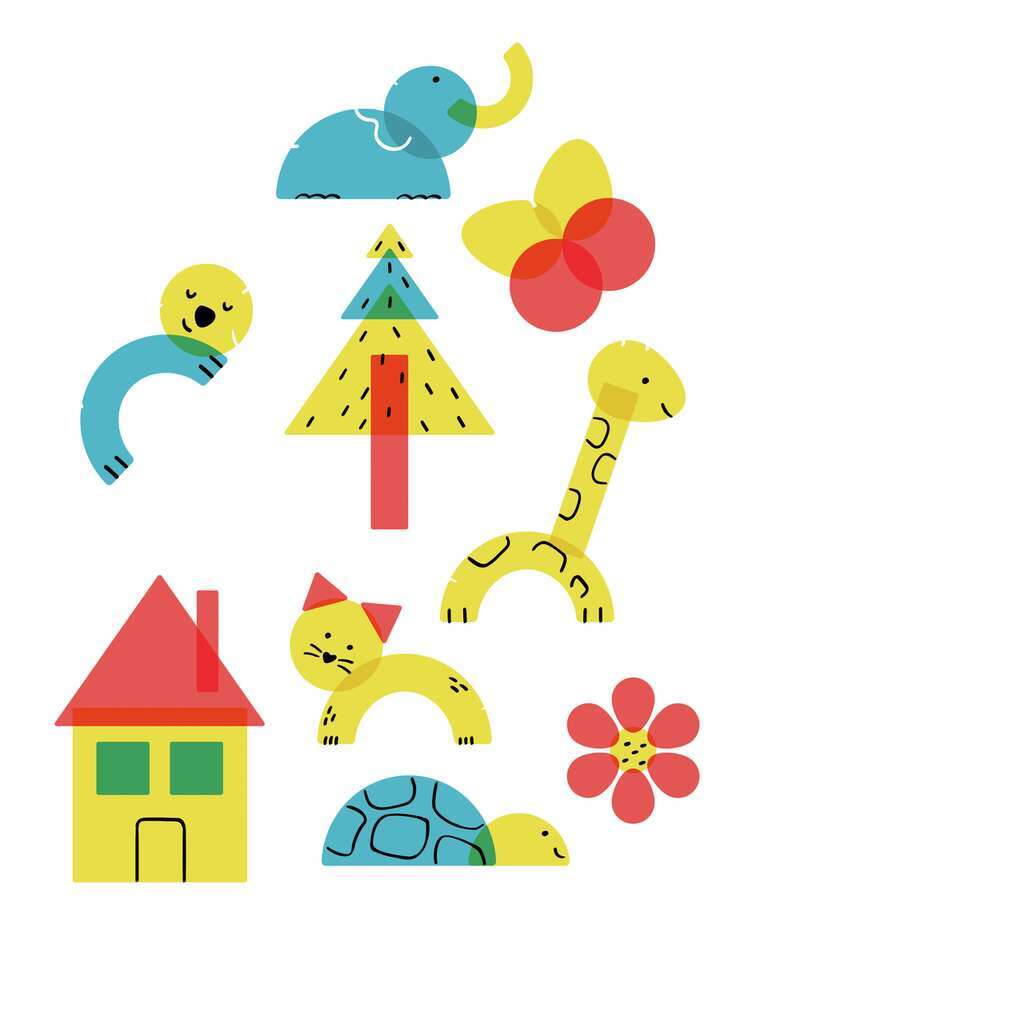 Colour & Shapes Art