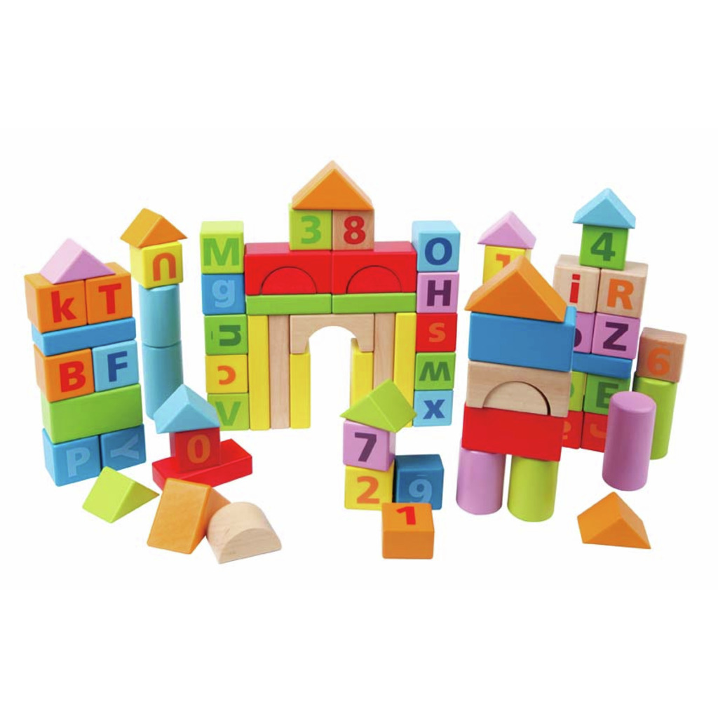 80 pcs barreled blocks