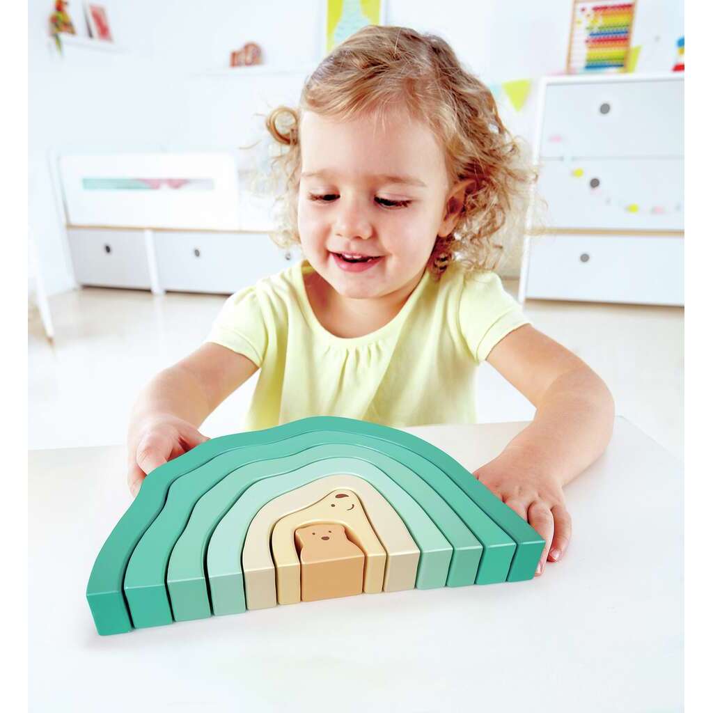 Arctic Polar Bear Stacking Blocks Arctic Polar Bear Stacking Blocks