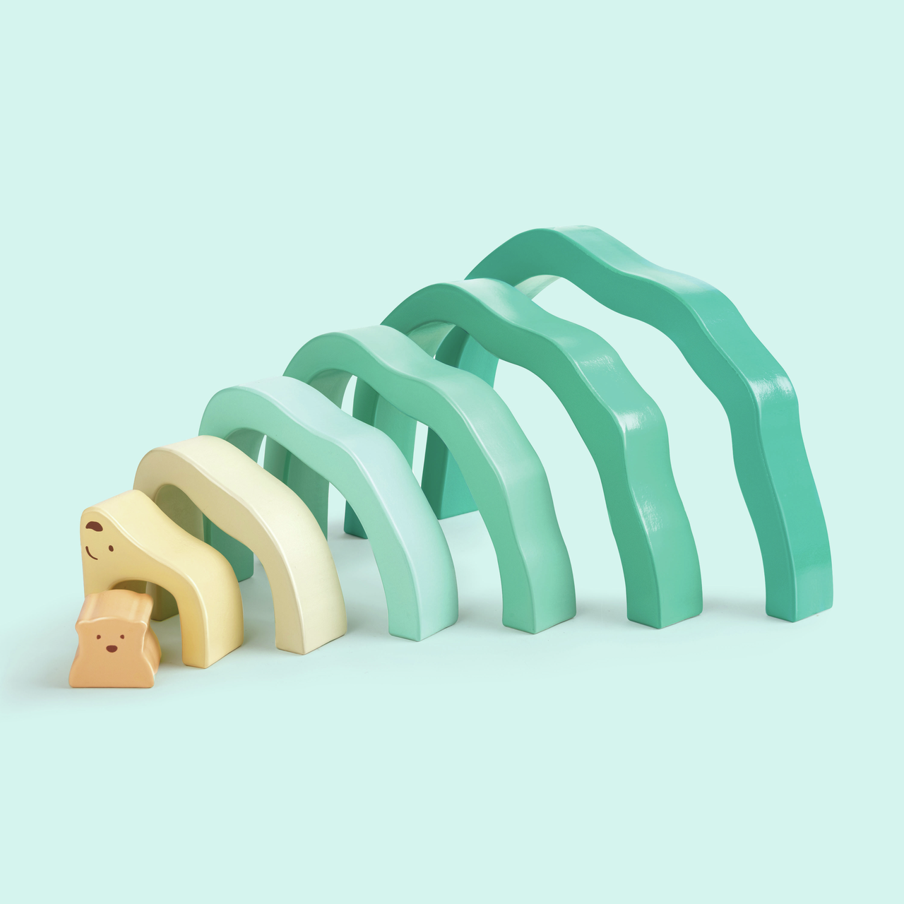 Arctic Polar Bear Stacking Blocks