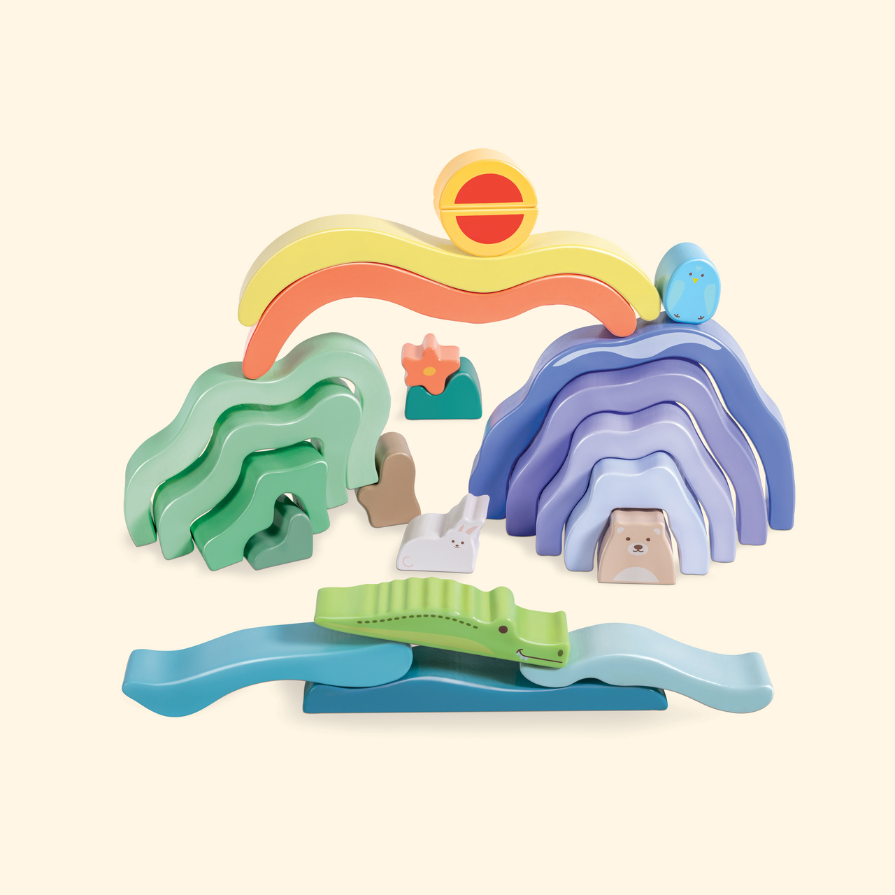 Nature Scene Stacking Blocks Nature Scene Stacking Blocks