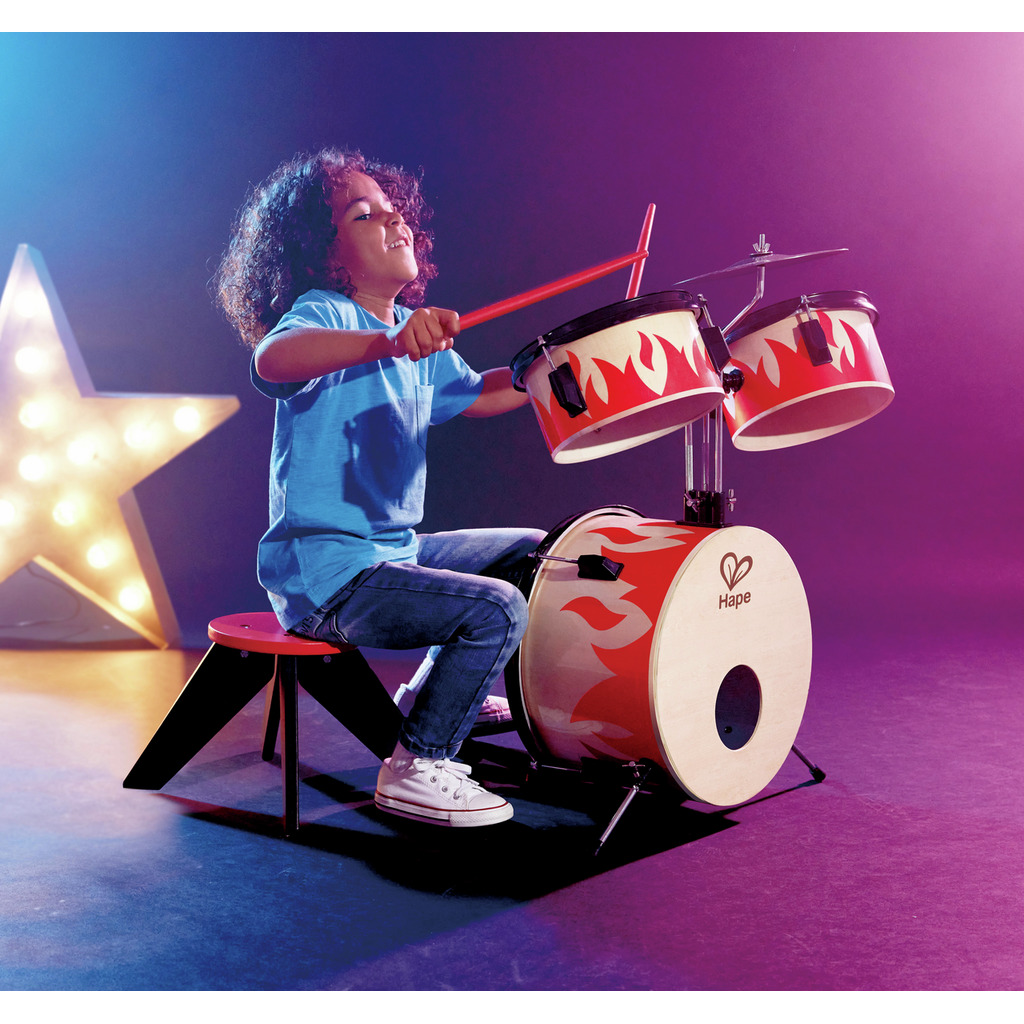 Drum Set with Stool
(drum + stool)