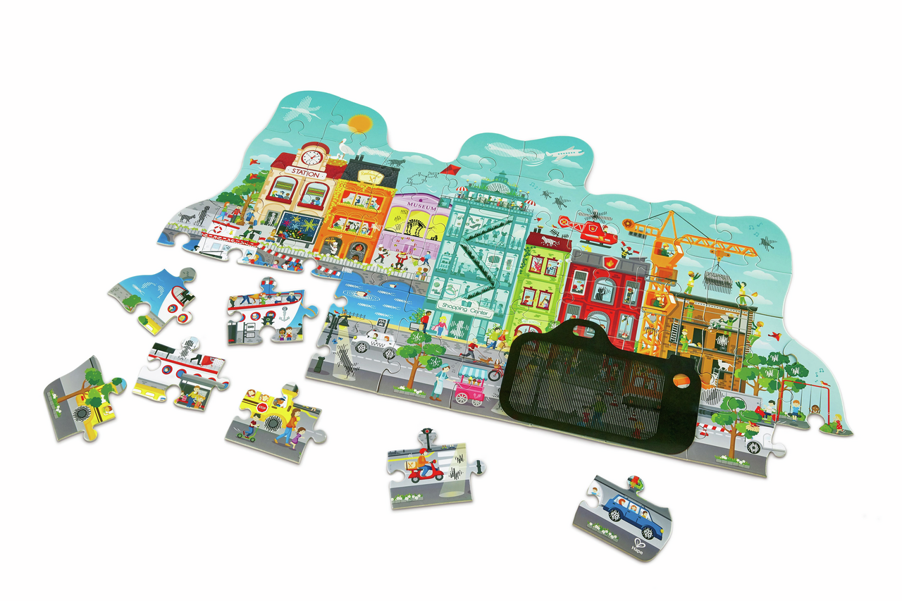 Animated City Puzzle
