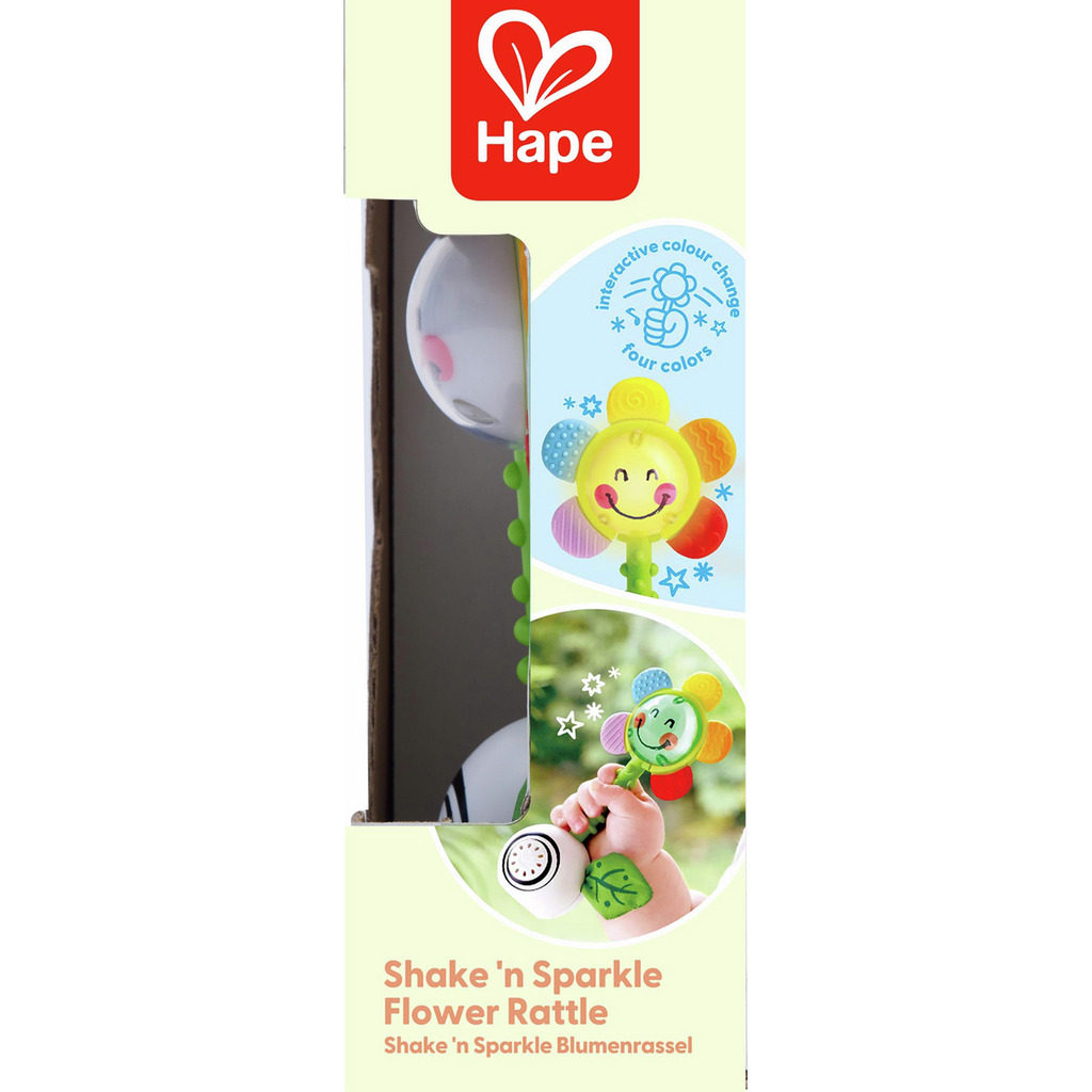 Shake & Sparkle Flower Rattle | E0133
