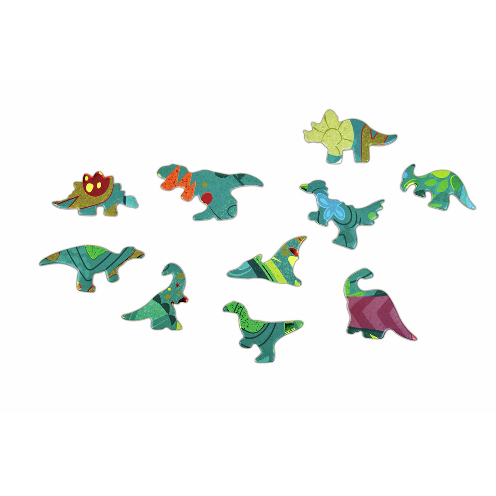 Dinosaur Shimmer Floor Puzzle - 200pcs