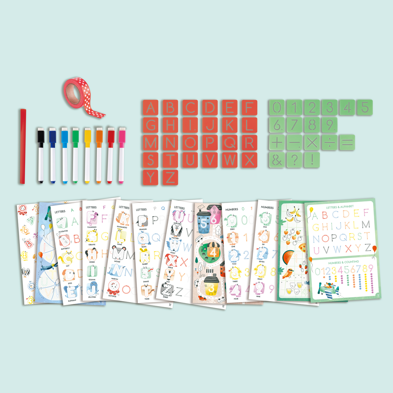 Letters and Numbers Tracing