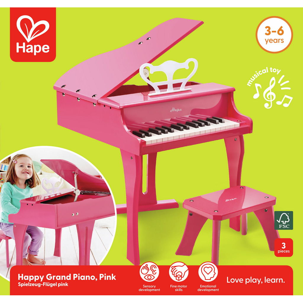 Happy Grand Piano, Pink