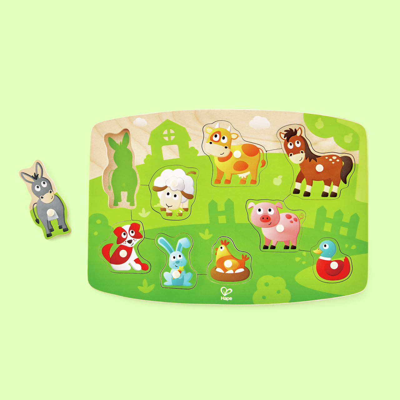 Farmyard Peg Puzzle Farmyard Peg Puzzle
