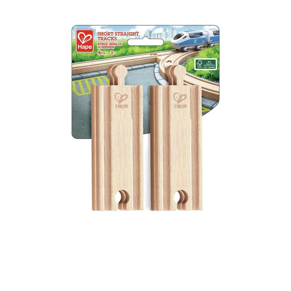 4pcs Short Straight Tracks