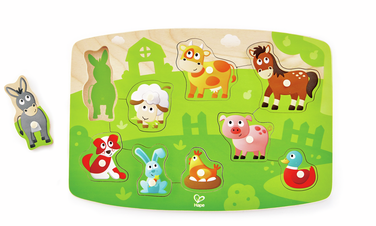 Farmyard Peg Puzzle Farmyard Peg Puzzle