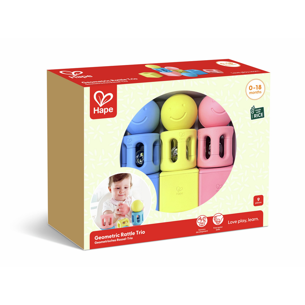 Trio Geometric Rice Toy