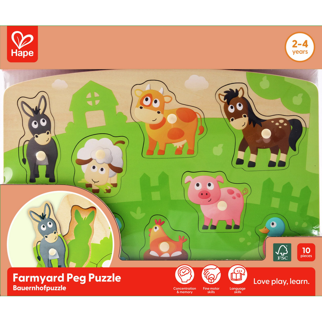 Farmyard Peg Puzzle