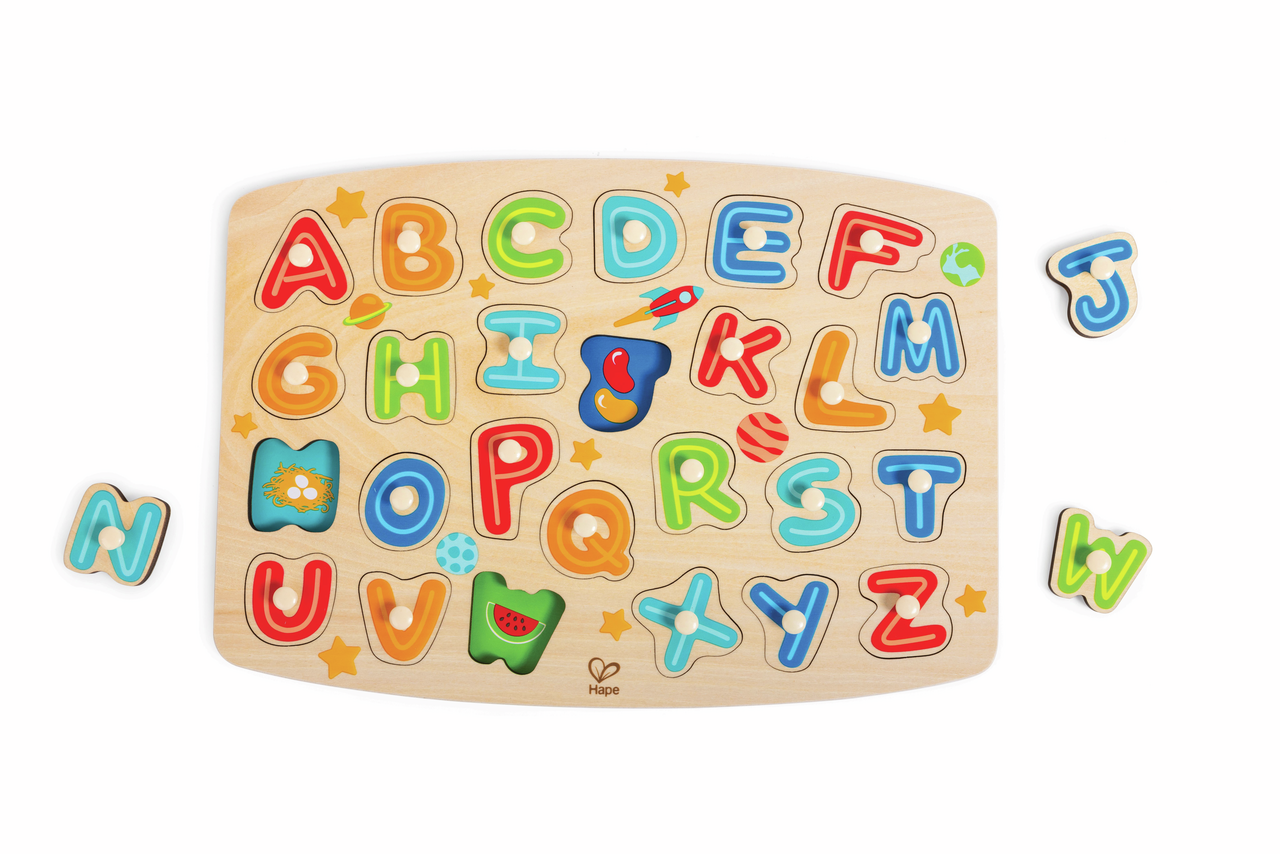 Alphabet Peg Puzzle Alphabet Peg Puzzle