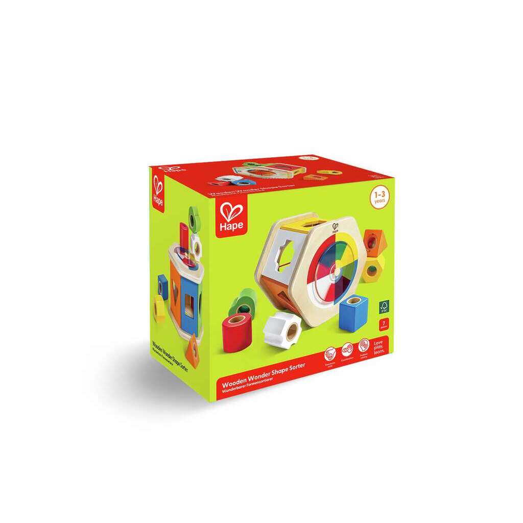 Wooden Wonder Shape Sorter Wooden Wonder Shape Sorter