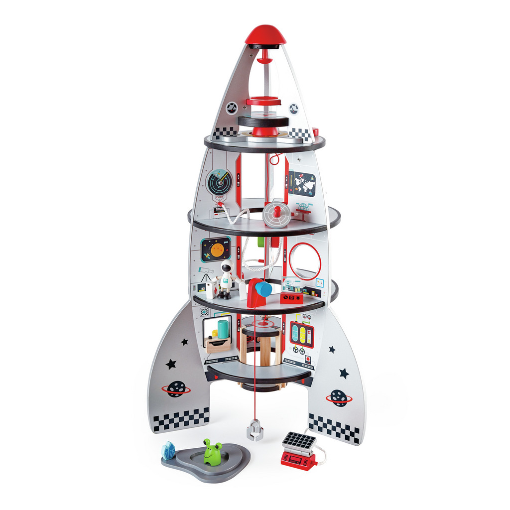 Four-Stage Rocket Ship