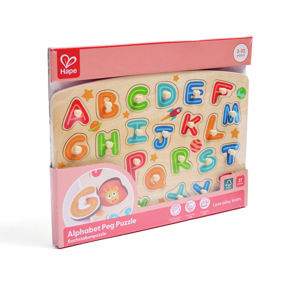 Alphabet Peg Puzzle Alphabet Peg Puzzle