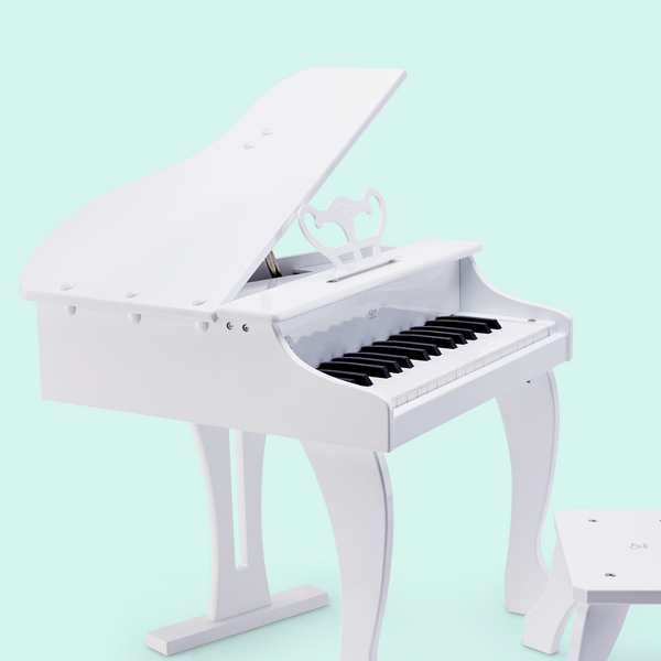 Deluxe Grand Piano - White