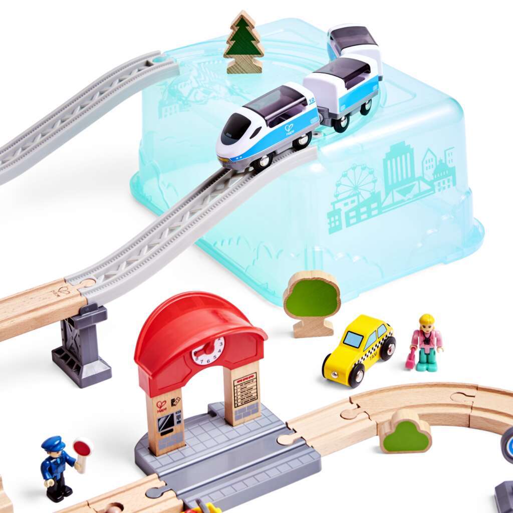 City Train Bucket Set