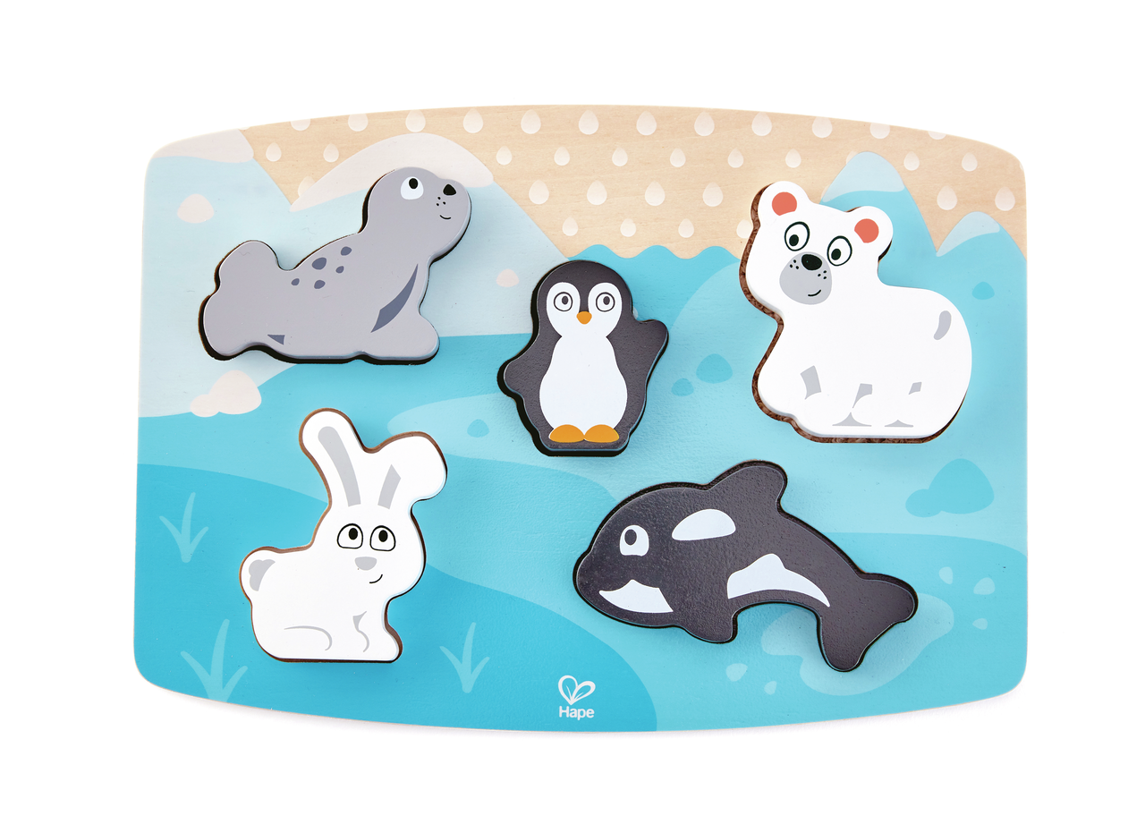 Polar Animal Tactile Puzzle Polar Animal Tactile Puzzle