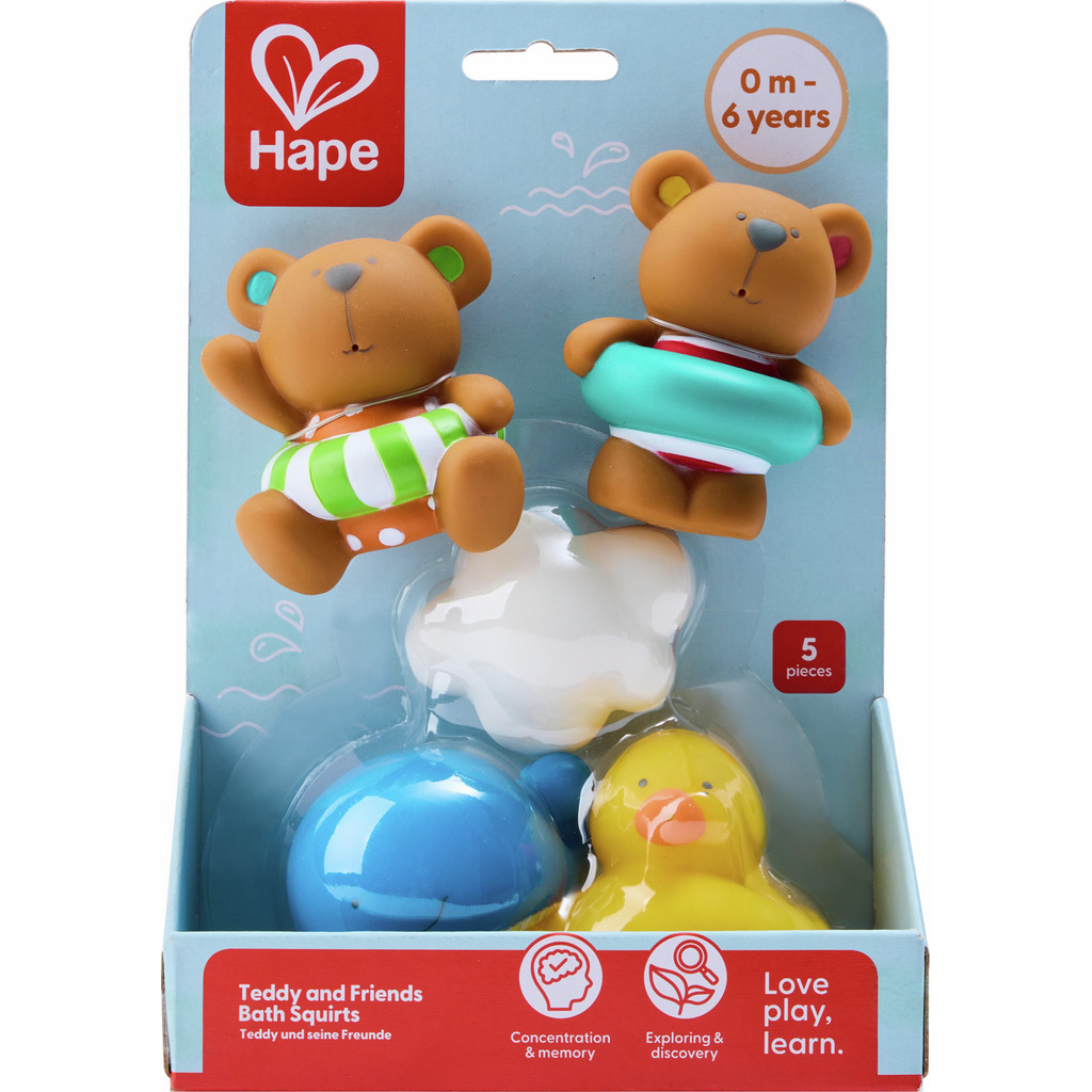 Teddy and Friends Bath Squirts