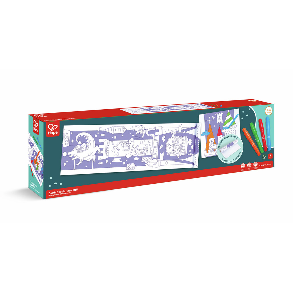 Castle Doodle Paper Roll Castle Doodle Paper Roll