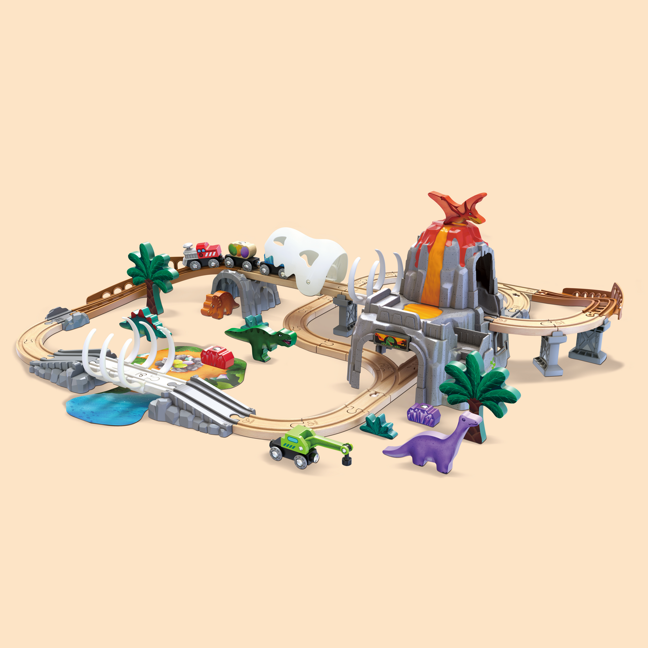 Dino Railway Adventure Set