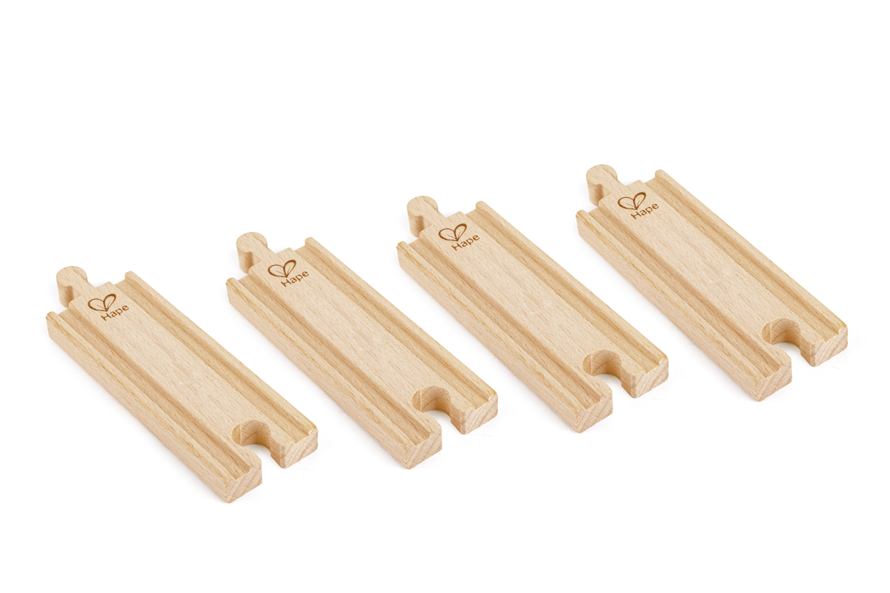 4pcs Short Straight Tracks