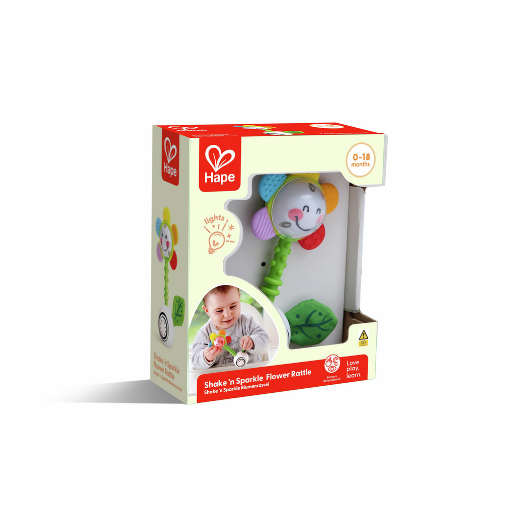 Shake & Sparkle Flower Rattle