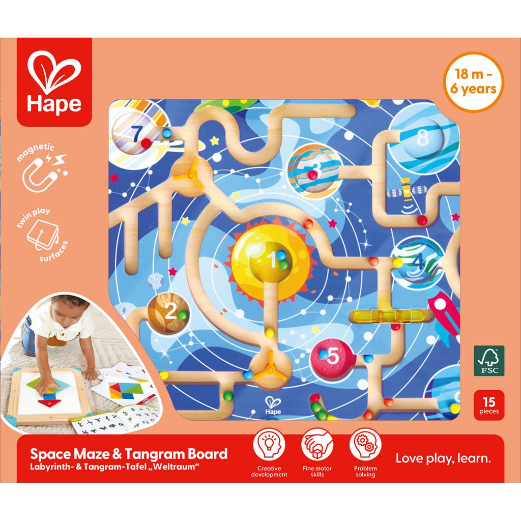 Space Maze & Tangram Board Space Maze & Tangram Board