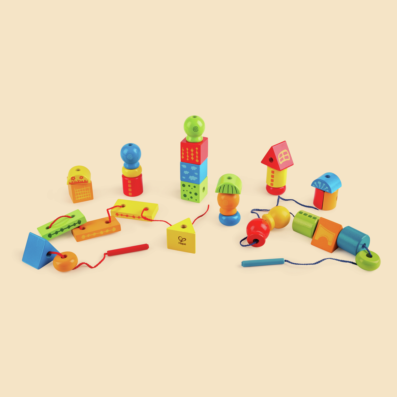 Rainbow Lacing Shapes
