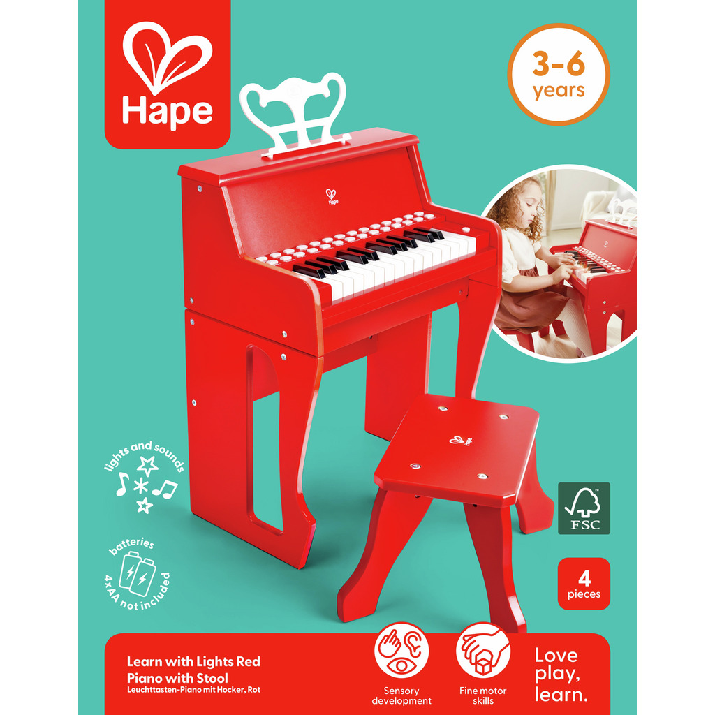 Learn with Lights Piano Stool