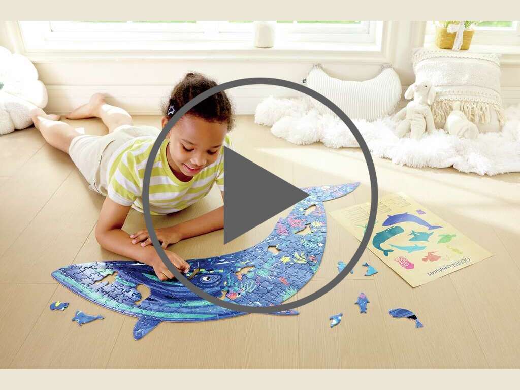 Humpback Whale Shimmer Floor Puzzle - 200pcs