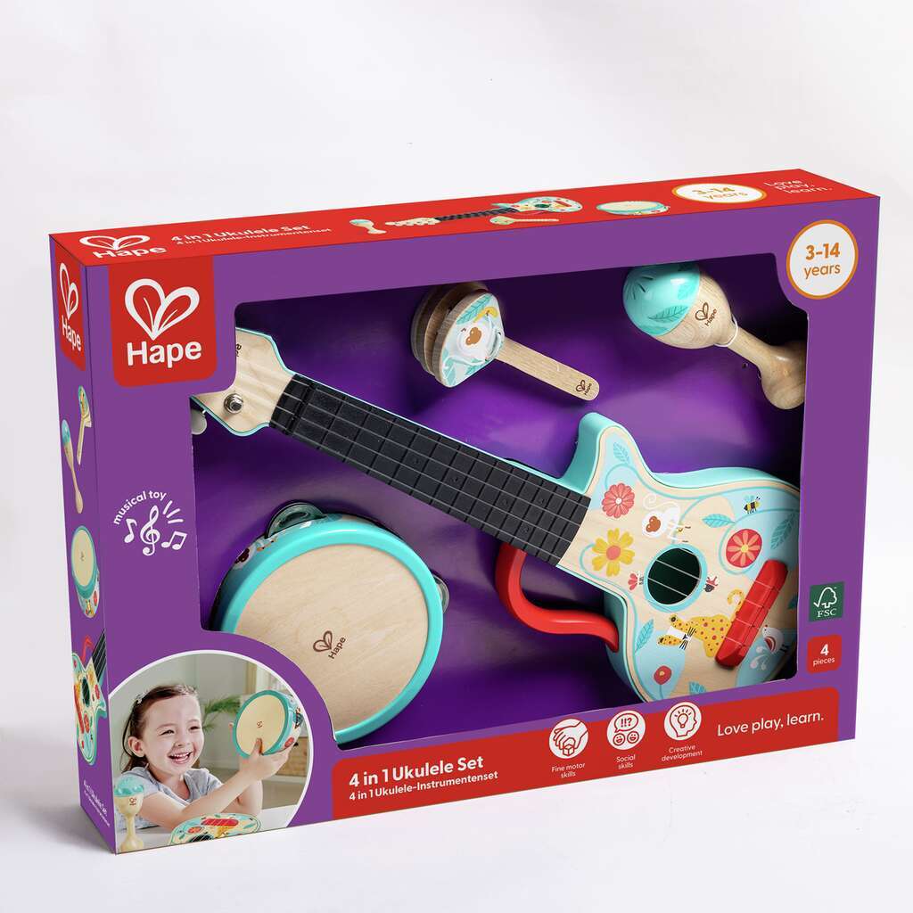 4 in 1 Ukulele Set 4 in 1 Ukulele Set