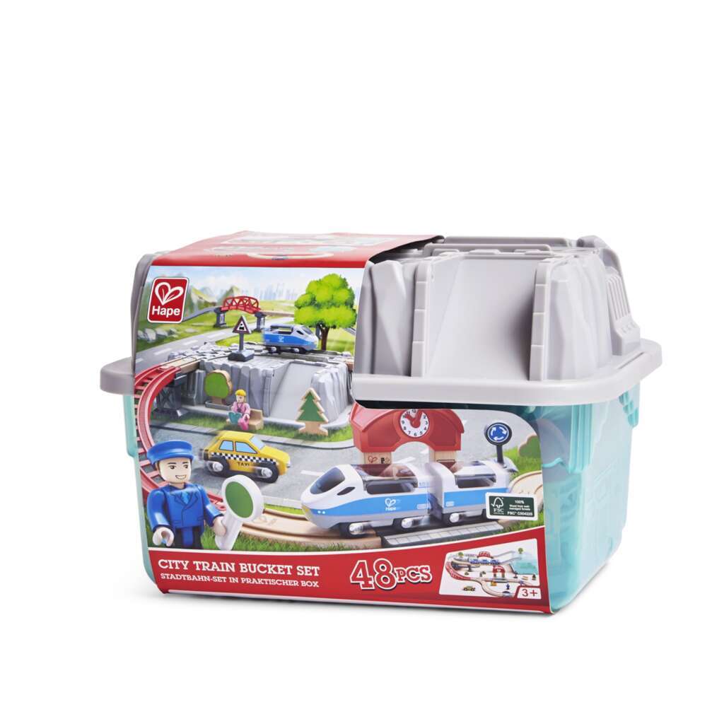 City Train Bucket Set